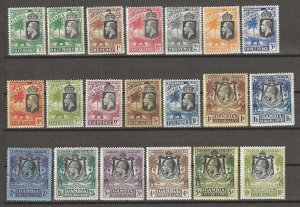 GAMBIA 1922/29 122/142 MINT