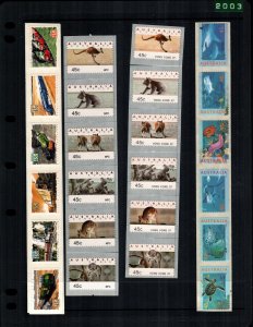 Australia  1335a 1471b counter stamps   MNH cat $ 36.00