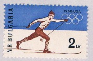 Bulgaria 1094 Unused Skier 1960 (BP50327)