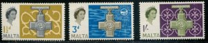 Malta SC# 284-6 QEII Award of the George Cross to Malta set MH