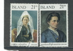 Iceland 696-7 Used