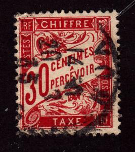 France J35 Postal Due 1894