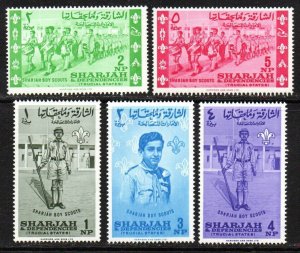 Sharjah & Dependencies Sc #63-67 MNH