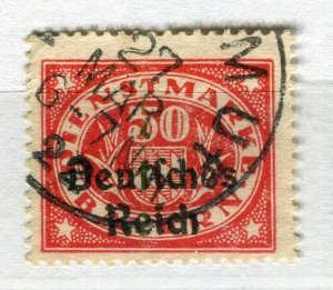 GERMANY; BAVARIA 1920 early Official Optd. issue fine used 50pf. value