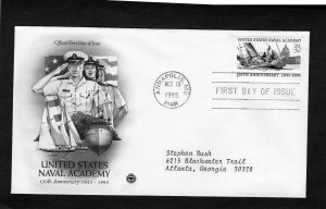 3001 U.S. Naval Academy, FDC PCS addressed