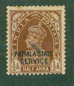 INDIA PATIALA O55 MNH BIN $0.65