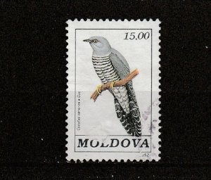 Moldova  Scott#  36  Used  (1992 Common Cuckoo)