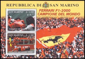 San Marino 2001 Sc 1496 Auto racing Ferrari CV $4