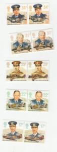 1986 History Of Raf Paare Umm / MNH SG1336-SG1340