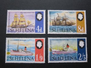 St Helena 1969 Sc 224-227 set MNH