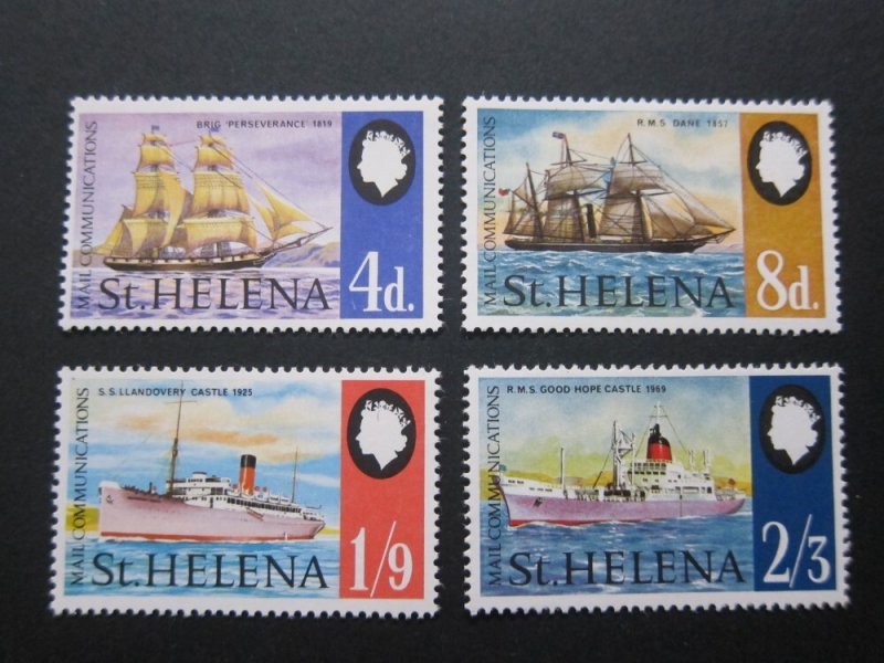 St Helena 1969 Sc 224-227 set MNH