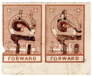 (I.B) Australia - Western Australia Railways : Parcels 2/- (1912)