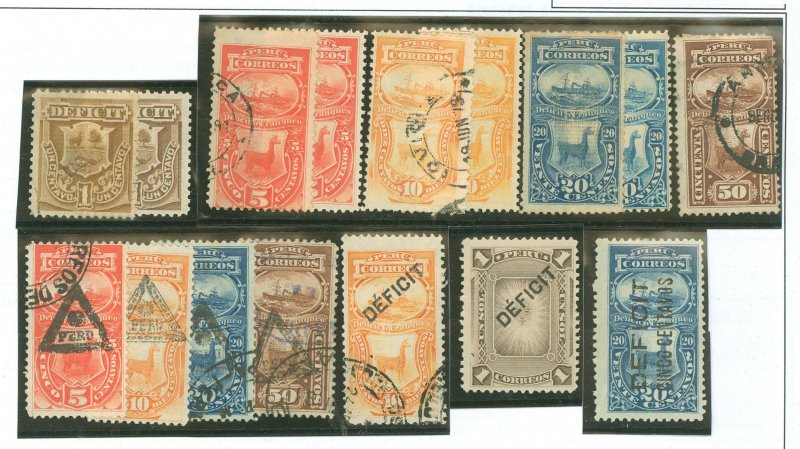 Peru #J1/J1a/J2/J2a/J3/J3a Used Single