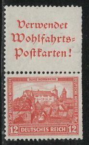 Germany Scott # B46, label A3, mint nh, se-tenant, Mi# S101