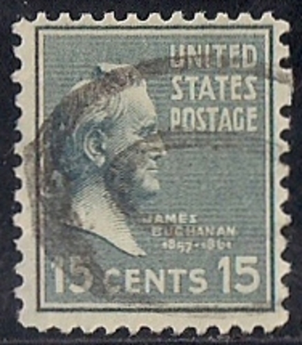 820 15 Cents James Buchanan MNH Plate Block US Stamps F/VF — Huntington  Stamp & Coin Shop