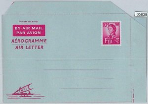65839 - FIJI  - Postal History -    POSTAL STATIONERY AEROGRAMME : 10 d. 