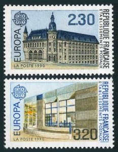 France 2218-2219,MNH.Michel 2770-2771. EUROPE CEPT-1990,Macon,Cerizay.