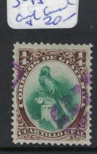 Guatemala SC 15 Purple Cork Cancel MNG (3dqm)