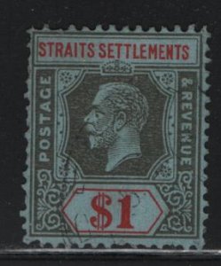 STRAITS SETTLEMENTS, 165, USED