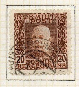 Bosnia and Herzegovina Early 1900s Early Issue Fine Used 20h. NW-169953