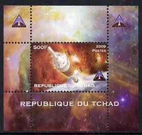 CHAD - 2009 - Space, Ares Mission #4 - Perf De Luxe Sheet - MNH - Private Issue