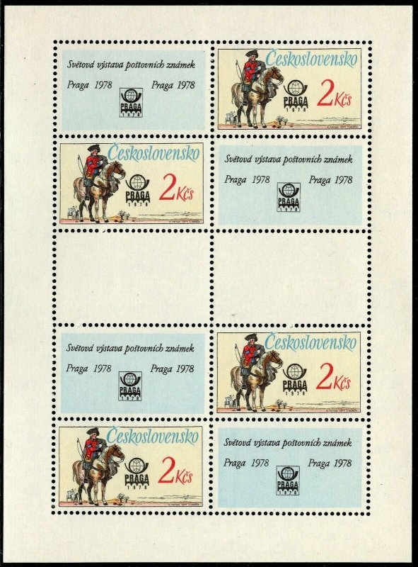 CZECHOSLOVAKIA  SCOTT#2116/19 SHEETLET SET   MINT NEVER HINGED