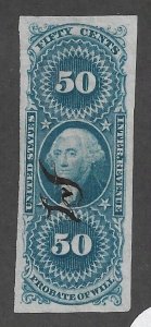 50c Probate of Will, Sc #R62a, used (48610)