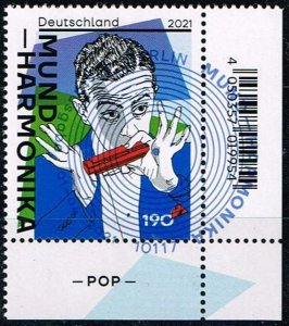 Germany, Sc.#3213 used, Harmonica