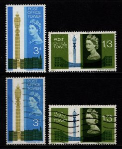 Great Britain 1965 opening of Post Office Tower, Set [Unused/Used]