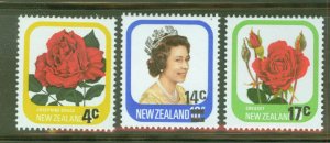 New Zealand Scott 693-695 MNH**  1979 Surcharge set