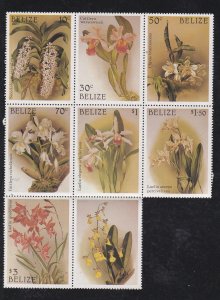 Belize # 882-895, Orchids, Complete Set, NH, 1/2 Cat.