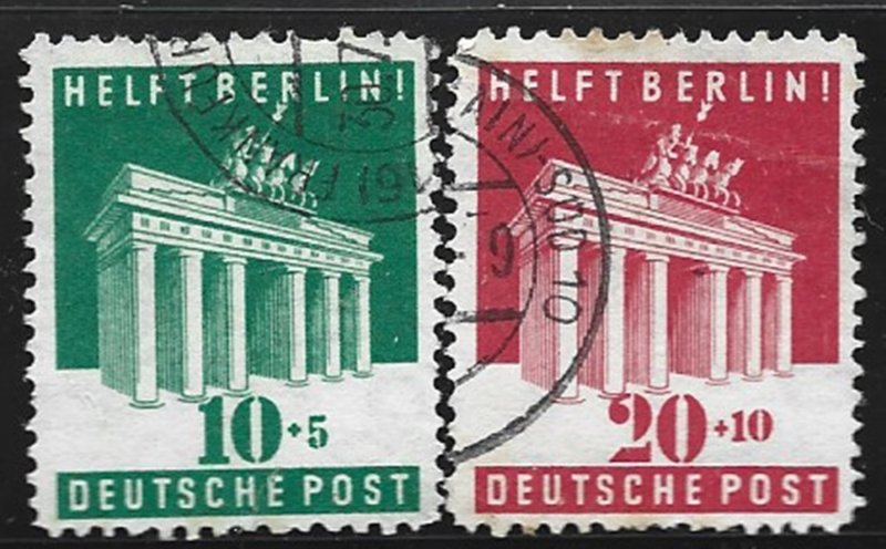 COLLECTION LOT 12751 GERMANY #B302-3  1948 CV+$13