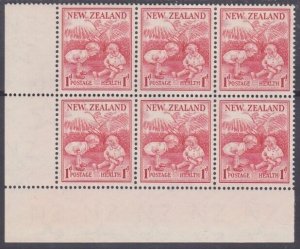 NEW ZEALAND 1938 Health block of 6 MNH - SG cat £51........................B2096