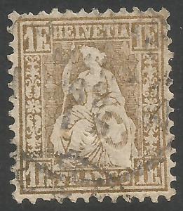 SWITZERLAND 50 VFU Z3267-1