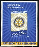 Guatemala 2005, Rotary centenary s/s, MNH