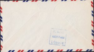 UNITED STATES USA - 1958 PAN AM AIR MAIL SAN FRANCISCO to LONDON - FFC