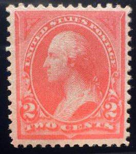 US Scott #248 Pink OG VLH XF 1894 Type 1 UNWMKD