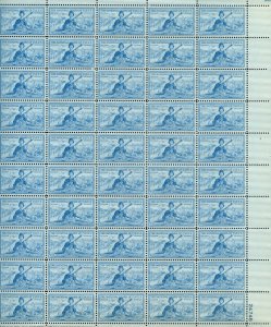UNITED STATES SCOTT #1012 THE NATIONAL GUARD SHEET(50) MINT NEVER HINGED