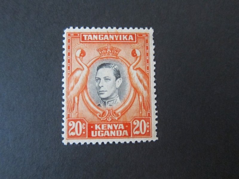Kenya Uganda Tanganyika 1942 Sc 74 KGVI Bird MH