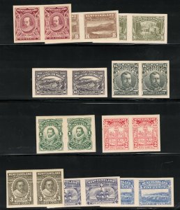 Newfoundland #87P - #97P Extra Fine Mint Imperf Set Of Plate Proofs