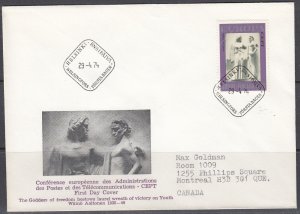 Finland Scott 546 FDC - 1974 Europa Issue Conference