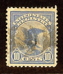 F1 - 10c XF+ Centering Registration Stamp Eagle (Stk4)