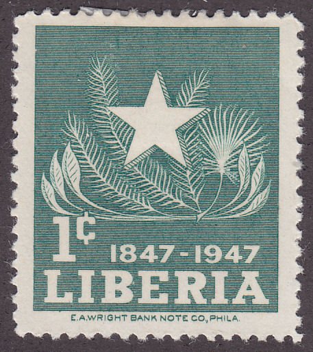 Liberia 305 Liberian Star 1947