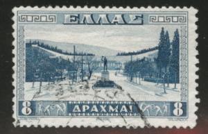 Greece Scott 381 used 1934 Athens Stadium stamp CV$2.25