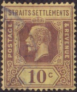 Straits Settlements #158 Used