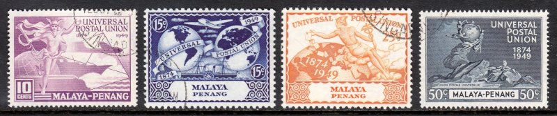 Malaya (Penang) - Scott #23-26 - Used - SCV $11