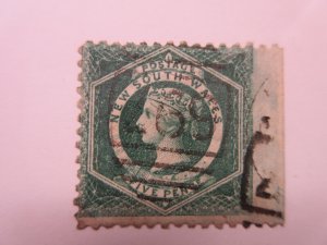 AUSTRALIA  NEW SOUTH WALES Scott 38 USED Cat $27.50