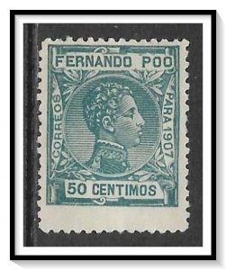 Fernando Po #160 King Alfonso XIII NG