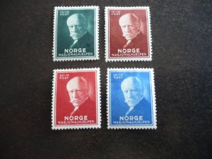 Stamps - Norway - Scott# B15-B18 - Mint Hinged Set of 4 Stamps