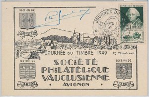 51410 - FRANCE - POSTAL HISTORY - MAXIMUM CARD - 1949: Journee du Timbre STAMPS-